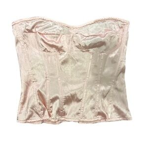 PrettyLittleThing Pastel Pink Balletcore Barbiecore Corset Size 8